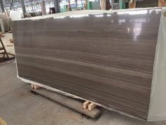 Coffee Brown Wood Marble Big Slab